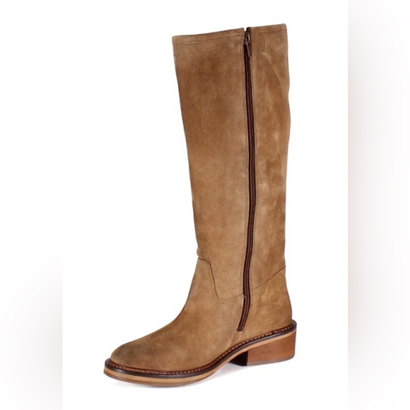 Diba True Shoes - Diba True Keep Em Tan Suede Knee-High Boots